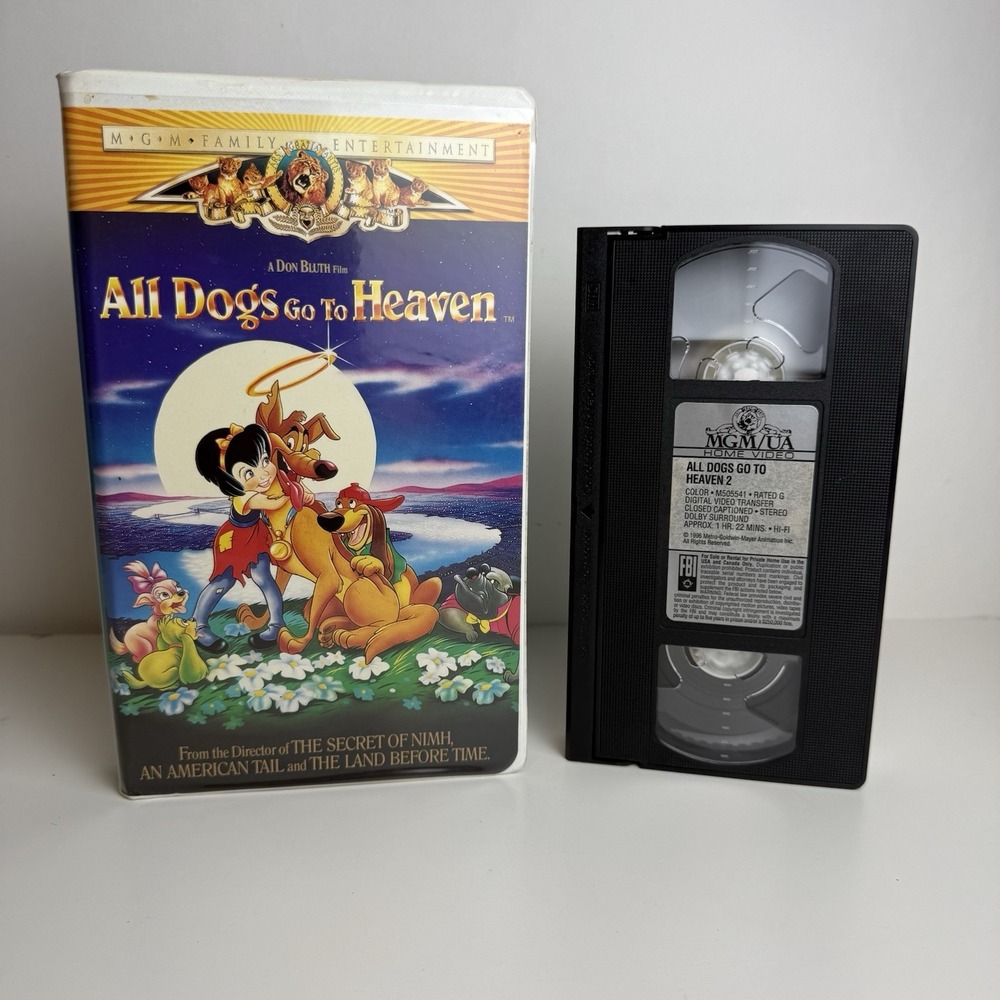 All Dogs Go to Heaven (VHS, 2000, Clam Shell Family Entertainment)
